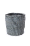 Set of Three Dove Gray Sisal Bins