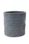 Set of Three Dove Gray Sisal Bins