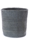Set of Three Dove Gray Sisal Bins