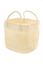 Set of Three Open Weave Natural Sisal Nesting Baskets