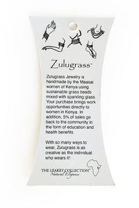 The Leakey Collection Zulugrass Display Card