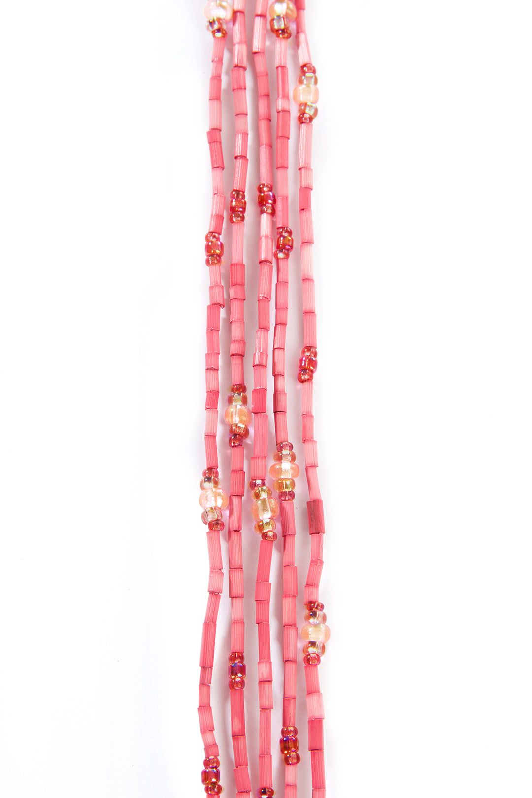 Set/5 Pink 26" Zulugrass Single Strands from The Leakey Collection