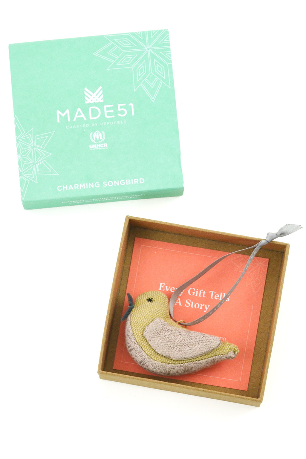 MADE51 Charming Songbird Ornament, Made by Karenni Refugees Living in Thailand