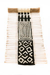 Black and White Multi-Pattern Twig Runner