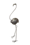 Large Recycled Metal Flamingo Sculpture