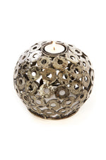 Recycled Metal Reversible Candle Holder