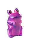 Set of Four Mini Soapstone Funny Frogs