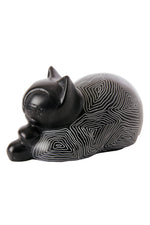 Black Soapstone Cozy Cat