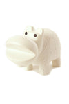 Natural Textured Soapstone Hippo