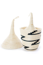 Set of Five Rwandan Nesting Baskets