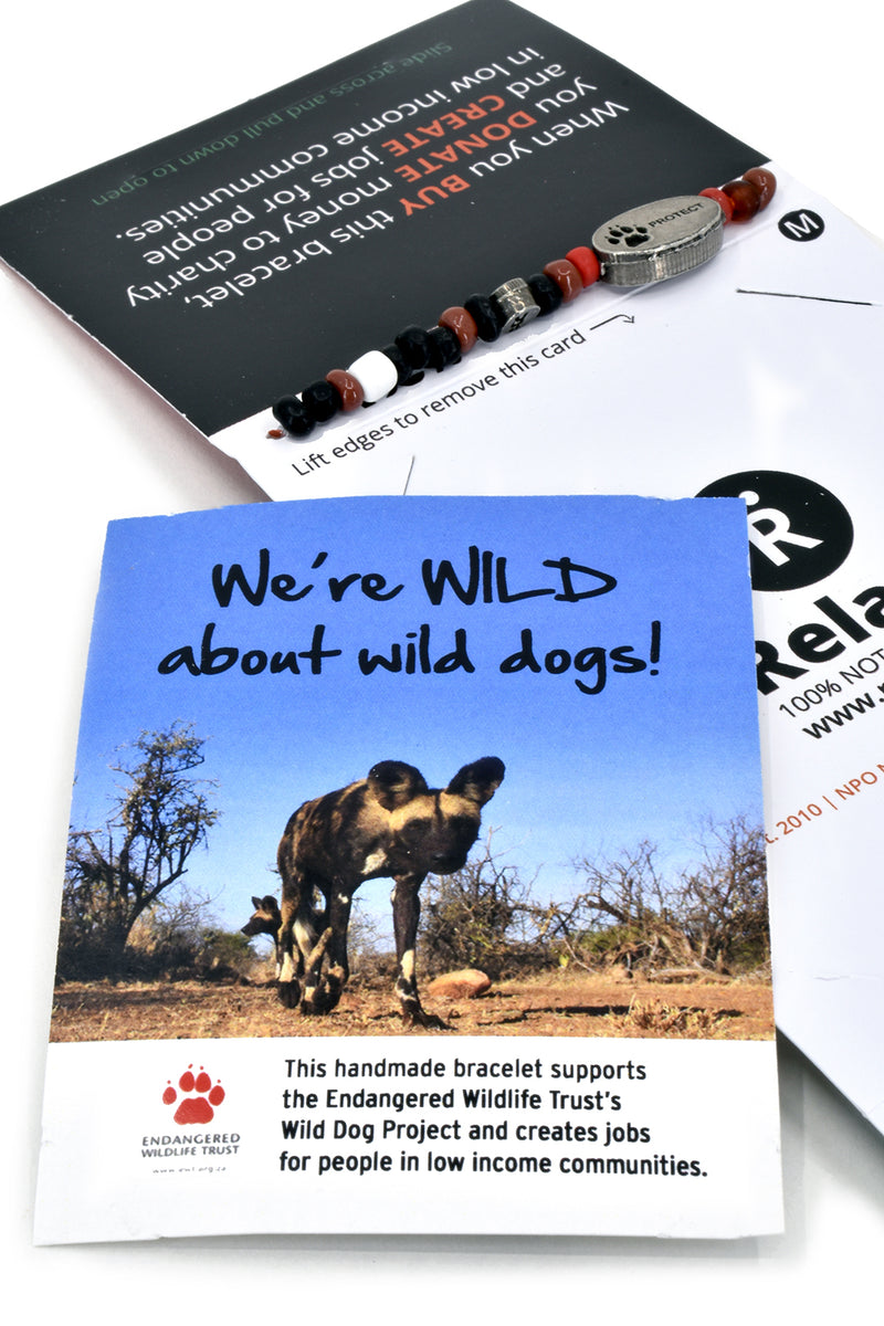 <b>Wild About Wild Dogs</b> South African Relate Cause Bracelet