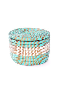 Little Blue Macaron Basket