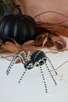 Black Beaded Spider Sculpture