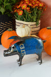 Colorful Recycled Metal Pig Sculpture