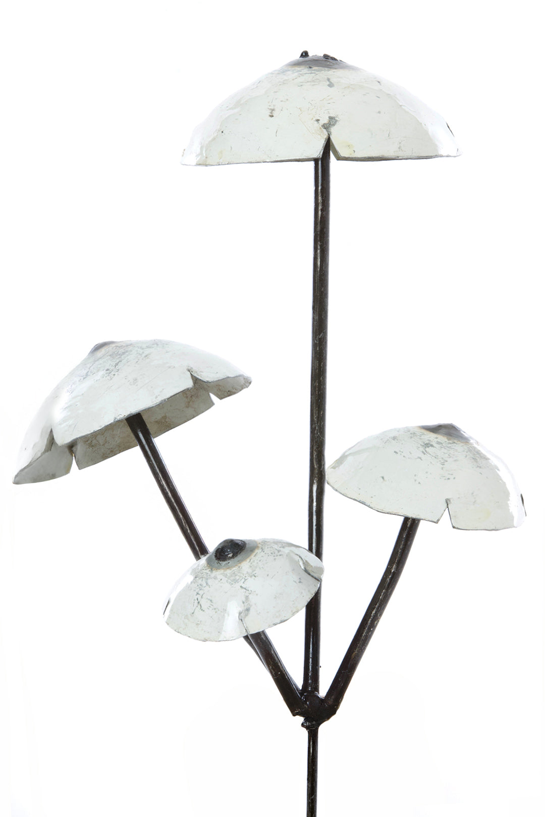 Recycled Metal Mushroom Garden Stake