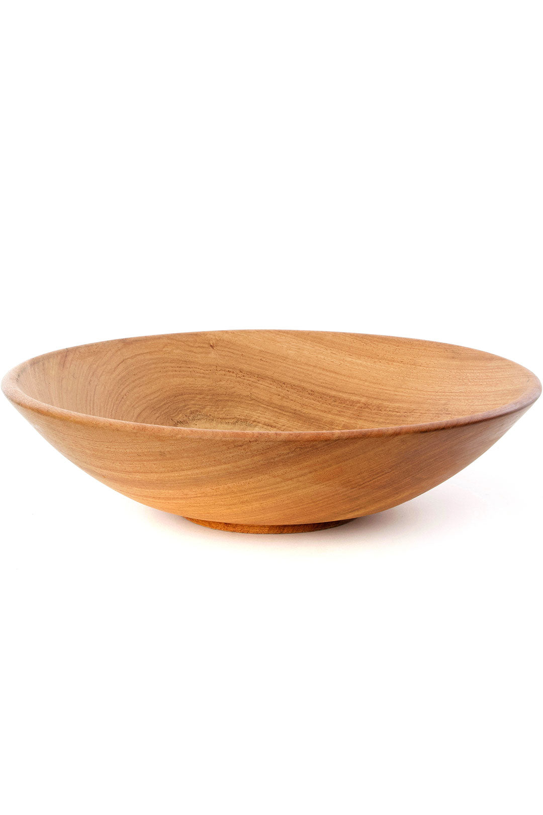 Imperfect: Extra Large Mahogany Wood Salad Bowl from Zimbabwe