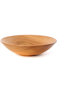 Imperfect: Extra Large Mahogany Wood Salad Bowl from Zimbabwe