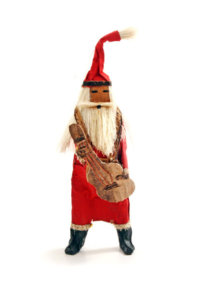 Santa Claus Guitar Holiday Ornament Default Title