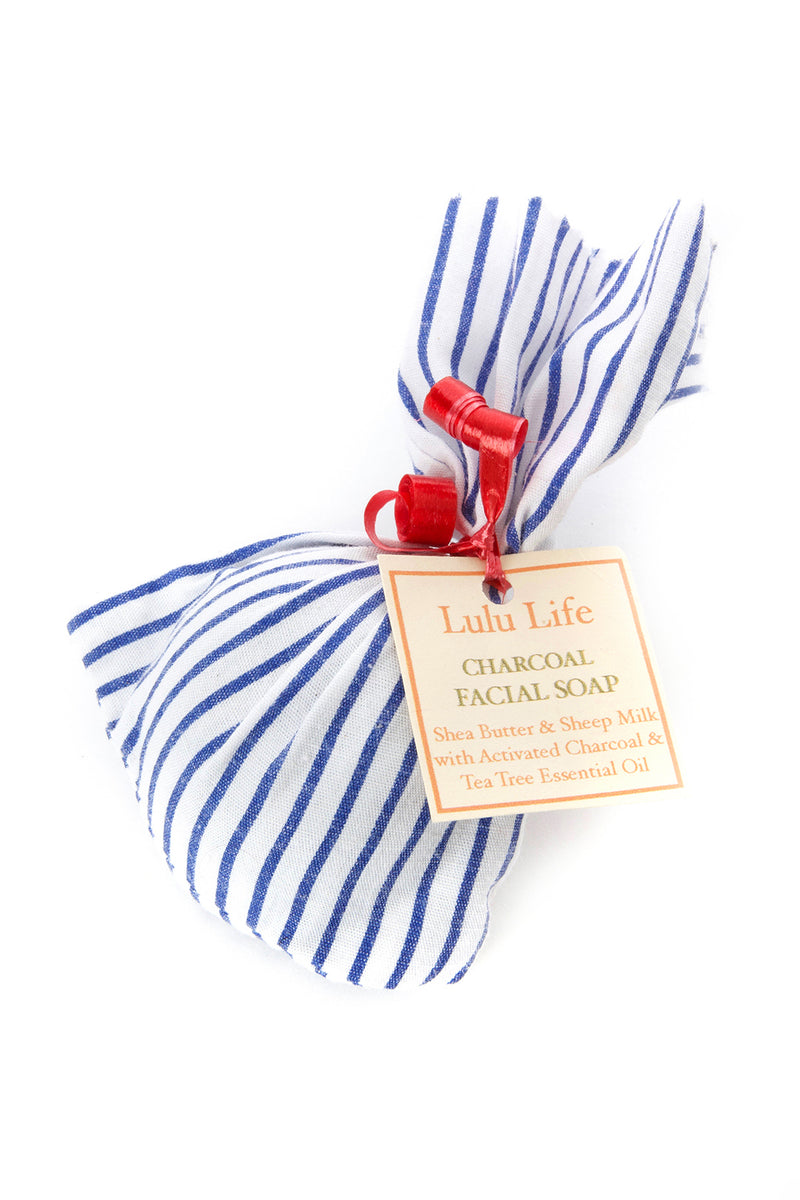 Lulu Life Nilotica Shea Butter Charcoal Facial Soap