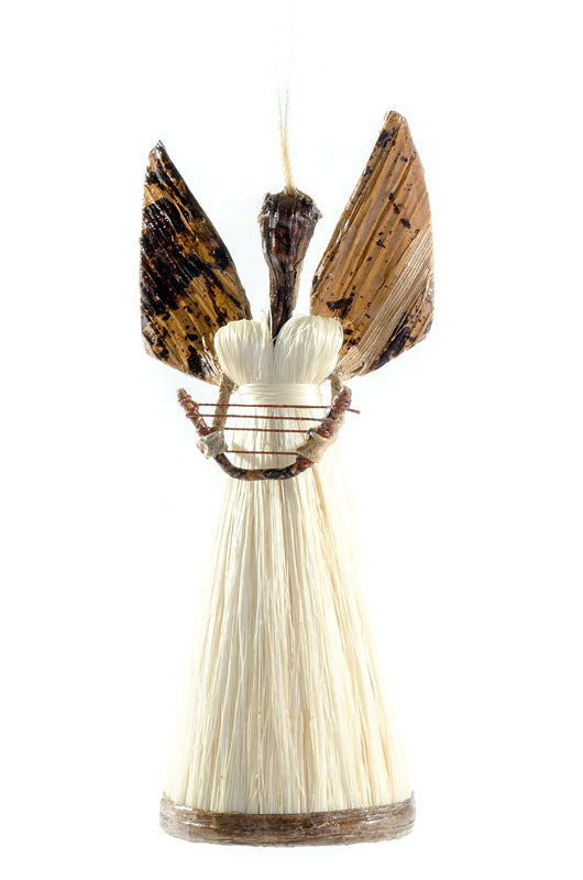 Sisal Angel Song Holiday Ornament Default Title
