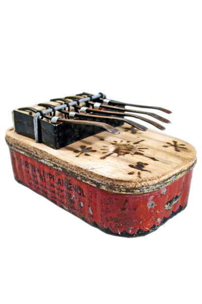 Small Square Recycled Tin Can Kalimba Default Title