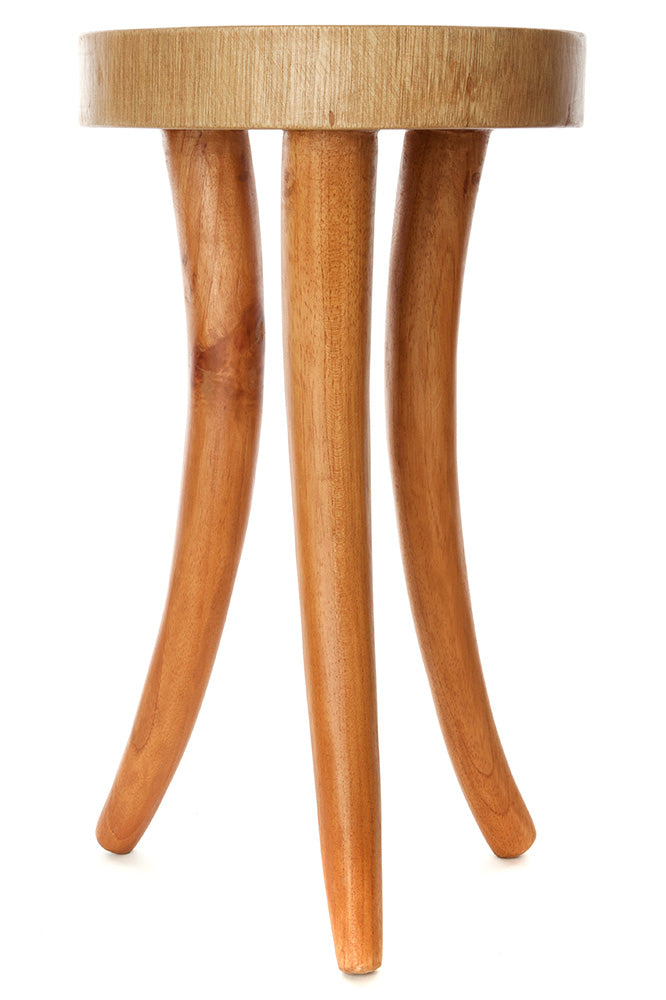 Cedrela Wood Tusk Accent Table Default Title