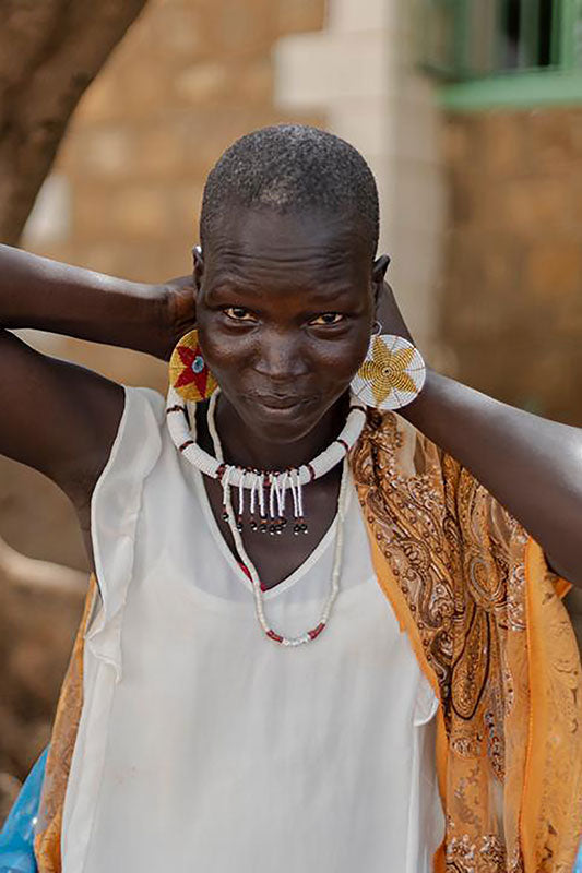 MADE51 Blossom of Hope Ornament, Crafted by Artisans in South Sudan