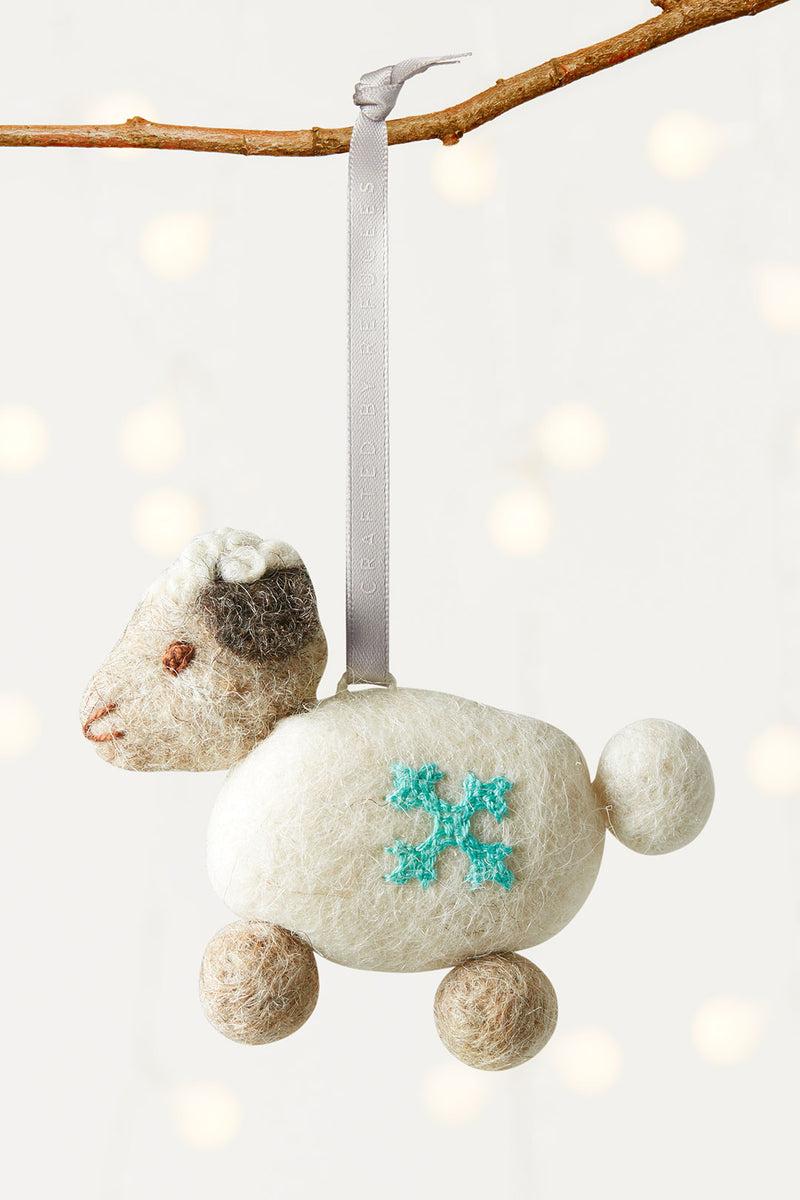 MADE51 Dreaming Sheep Ornament, Crafted by Armenian Refugees from Syria