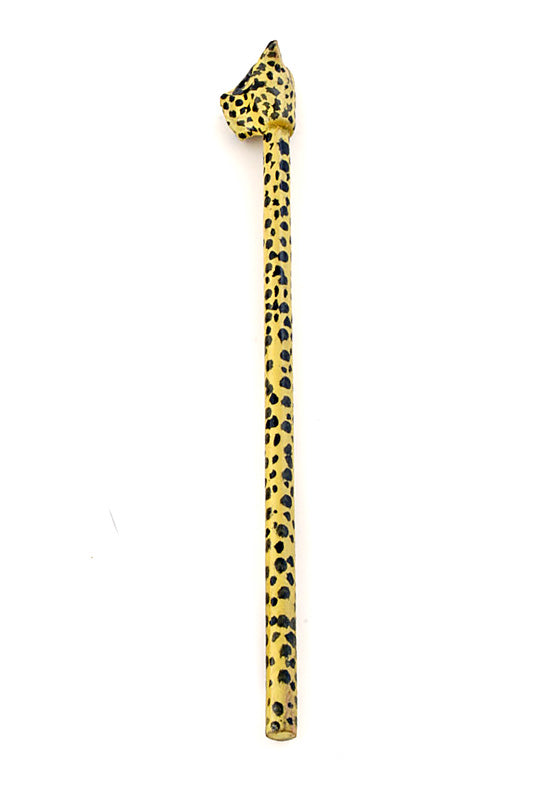 Hand Painted African Safari Pencils JKP12C  Cheetah Pencil