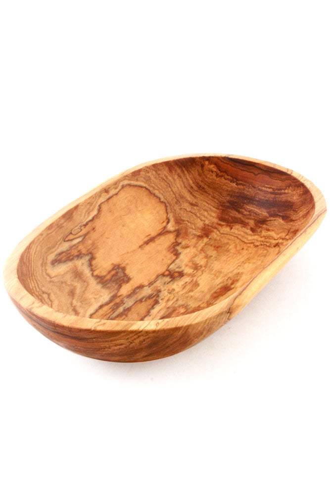 Kenyan Olive Wood Oval Salad Bowl Default Title