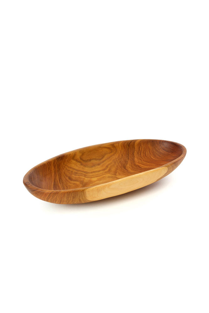 Medium Oval Mahogany Serving Bowl Default Title