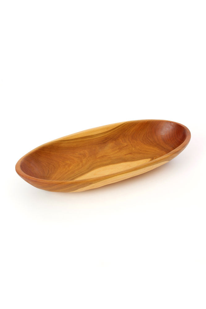 Large Oval Mahogany Serving Bowl Default Title