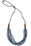 Watamu Multi-Strand Zulugrass & Acacia Wood Necklace Default Title