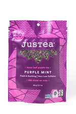 JusTea Purple Mint Loose Leaf Tea