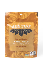 JusTea Nandi Gold Loose Leaf Tea Pouch