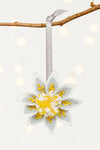 MADE51 Resilient Sunflower Ornament, Crafted by Syrian Refugees in Lebanon