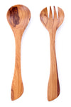 Kenyan Olive Wood Chaparral Salad Servers