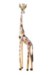 Kenyan Jacaranda Lovely Giraffe Sculptures