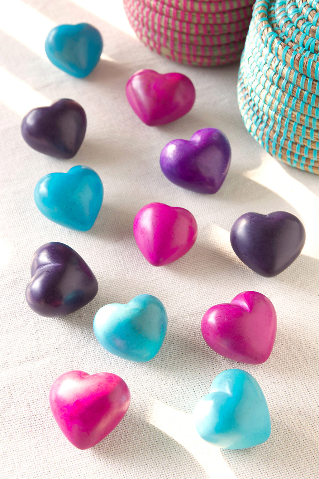 Dozen Solid Color Soapstone Sweet Hearts Default Title