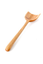 Set of 4 Kenyan Wild Olive Wood Serving Shovel Spoons Default Title