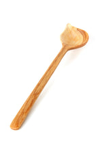 Set of 4 Kenyan Wild Olive Wood Corner Stirring Spoons Default Title