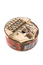 Small Round Recycled Tin Can Kalimba