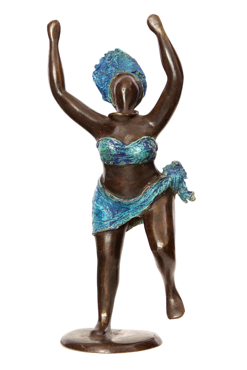 Jubilation Burkina Bronze Sculpture