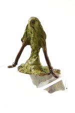 <i>Seated Beauty</i> Burkina Bronze Sculpture