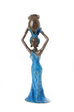 <i>Crystal</i> Water Bearing Woman Sculpture