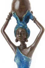 <i>Crystal</i> Water Bearing Woman Sculpture