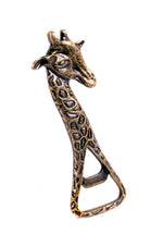 Giraffe Neck Brass Bottle Opener