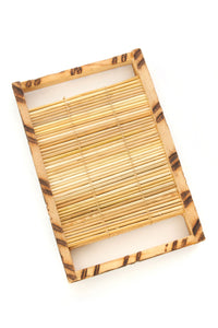 Small Burned Wood and Nile Grass Rain Maker Shaker