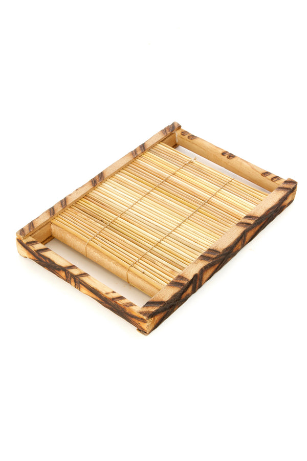 Small Burned Wood and Nile Grass Rain Maker Shaker