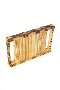 Small Burned Wood and Nile Grass Rain Maker Shaker